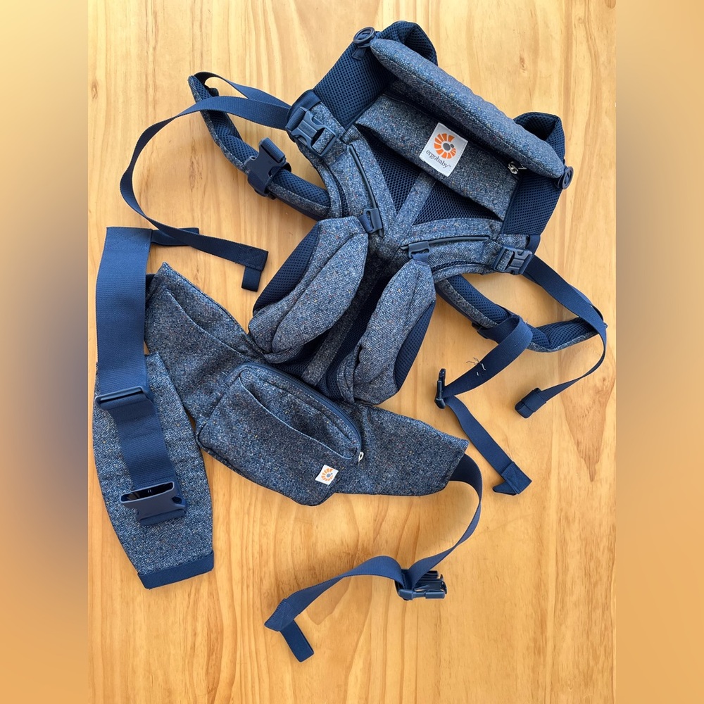 ERGOBABY OMNI 360 COOL AIR BLUE TWEED